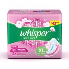WHISPER ULTRA SOFT PINK XL 45 PADS
